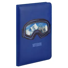 Купить Записная книжка А6+ 96л кл. "ФРИРАЙД" кожзам, поролон, аппликация с анимир.изображением, ляссе, инд.уп. — Фото №1