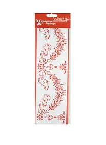 Купить Трафарет пластик многораз. Бордюр Гирлянда классич. (АН3831400) (Б-016) (10х32см) — Фото №1