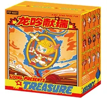 Купить Брелок коллекционный Pop Mart Loong Presents the Treasure в ассортименте, в непрозрачной Сюрприз-коробке 9х7х4 — Фото №1