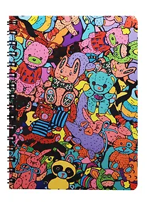 Купить Записная книжка А6 80л кл. "Плюшевые игрушки" спираль, Kairui — Фото №1