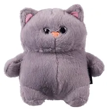 Купить Мягкая игрушка Котик с щечками (серый) (22см) (12-0650-202411-T3) Bookvalno — Фото №1