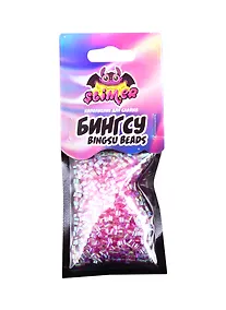 Купить Наполнение для слайма Бингсу розовый  ТМ Slimer, пластик — Фото №1