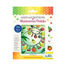 Купить Набор для творчества ORIGAMI/Оригами Украшение из Паффи стикеров. Тропиканка. Браслет и ожерелье 06076 — Фото №1