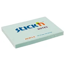 Купить Блок для записей Stick`n Neon notes, голубой, 10.3 х 7.6 см — Фото №1