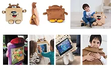 Купить Игрушка, Gulliver/Гулливер ,Чехол-игрушка Мишка 34см 66-OT160177 — Фото №1