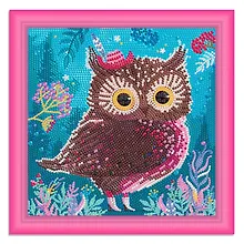 Купить Набор для творчества. Разноразмерная мозаика на подрамнике "Модница", 30 х 30 см — Фото №1