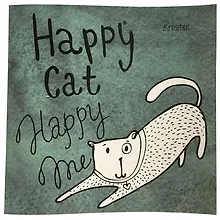 Купить Альбом для рисования и эскизов 200х200 36л.блок 90гр. скоба, серия "Кот" 07439 — Фото №1