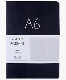 Купить Записная книжка А6+ 60л кл. "Format. No 1" иск.кожа, интегр.переплет, тиснение фольгой — Фото №1