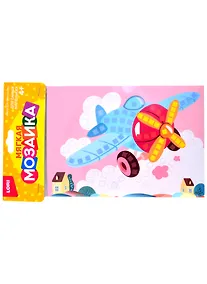 Купить Набор для творчества ТМ Lori Мягкая мозаика. Малый набор "Самолётик" Кэ-020 — Фото №1