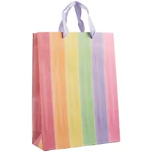 Купить Пакет А3 42*32*11,5 "Радужные полосы" нейтр., бум.мат.ламинат — Фото №1