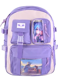 Купить Рюкзак "Аниме" сиреневый — Фото №1