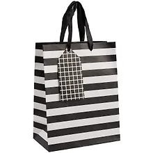 Купить Пакет А5 23*18*10 "Zebra" нейтр., бум.мат.ламинат — Фото №1
