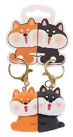 Купить Брелоки парные Две собачки (ПВХ) (5х4) (12-NVEB-5) — Фото №1