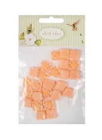 Купить Цветок хризантема (В906) в пакете 25 шт,  светло-оранжевый (11-08631-75) — Фото №1