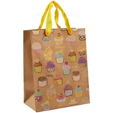 Купить Пакет А5 23*18*10 Сupcakes жен., бум.мат.ламинат — Фото №1