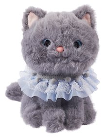 Купить Мягкая игрушка Котик с воротником (серый) (23см) (12-81223-202604_10) — Фото №1