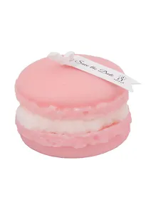 Купить Свеча ароматическая Макарун розовый (3,5х4,5) (12-202509-HD-24) — Фото №1