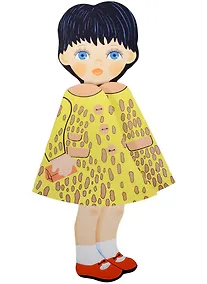 Купить Кукла-книжка Кукла Машенька (желтая) — Фото №1