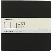 Купить Альбом для рисования Moleskine, Cahier Sketch Album, А5, 44 листа, черный — Фото №1