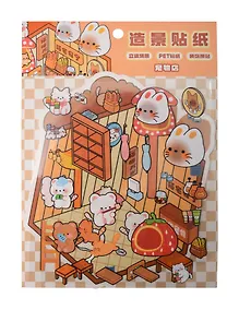 Купить Набор наклеек-румбокс для создания миниатюрных сцен, 150х125 мм, арт. 72278 — Фото №1