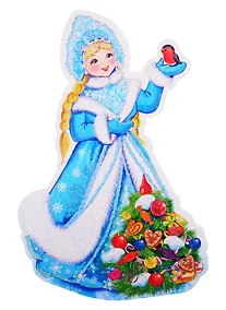 Купить Плакат вырубной А4 "Снегурочка" — Фото №1