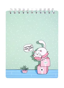 Купить Скетчбук А5 45л "Mur-mur", 190 г/м2, тв. переплет, спираль — Фото №1