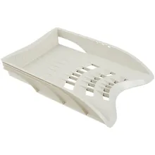 Купить Лоток горизонтальный  "S-Wing" пластиковый, серый — Фото №1