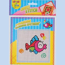 Купить Набор д/детского творчества Centrum Hobby Kit Вышивка крестом (сетка+рама+нитки) 83785 — Фото №1