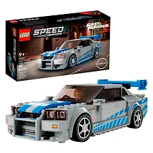 Купить 76917 Конструктор детский LEGO Speed Champions Автомобиль Skyline GT-R (R34), 319 деталей, возраст 9+ — Фото №1