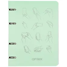 Купить Тетрадь на кольцах в клетку Listoff, "ColourMania. Дизайн 10", 100 листов — Фото №1