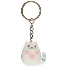 Купить Брелок Котик круглый Meow & Kisses (ПВХ) (3,5 см) (12-Benjia-MK-258) — Фото №1