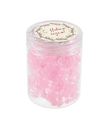 Купить Набор елочных мини-подвесок Мишки розовые (25шт) (пластик) (ПВХ бокс) (12-08621-N23) — Фото №1