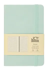 Купить Книга для записей А6- 96л кл. "Joy Book. Сахарный лед" иск.кожа, тонир.блок, скругл.углы, ляссе, резинка, карман на задн.форзаце — Фото №1