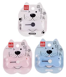 Купить Нож канцелярский 9мм "Косточка" мини, ассорти, блистер — Фото №1