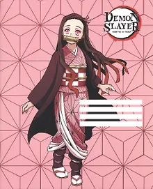 Купить Тетрадь в клетку Demon Slayer, Nezuko Kamado V1, 48 листов — Фото №1