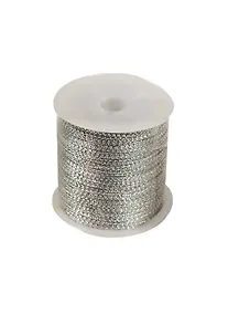 Купить Веревка для декора на бобине 20м серебро — Фото №1