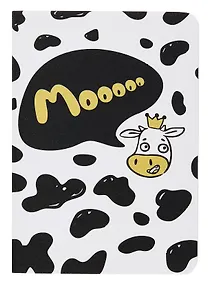 Купить Записная книжка А7 30 листов в клетку, "Коровка", сшивка — Фото №1