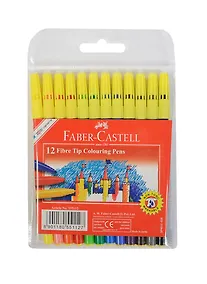 Купить Фломастеры 12цв "Замок" пл/уп., подвес, Faber-Castell — Фото №1