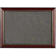 Купить Рама со стеклом, дерево, коричневая с золотом, 21 х 30 см — Фото №1