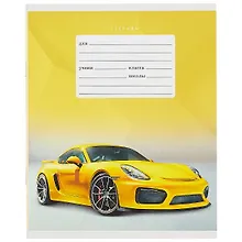 Купить Тетрадь в линейку Listoff, "Жажда скорости (машины)", 18 листов, в ассортименте — Фото №1