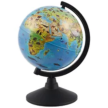 Купить Глобус зоогеографический, диаметр 21 см — Фото №1