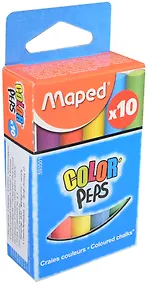 Купить Мелки цветные круглые, 10 шт., Maped — Фото №1