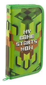 Купить Пенал Hatber, Pixels, на молнии, 1 отделение — Фото №1