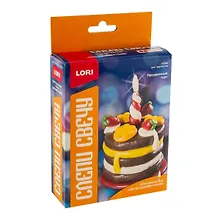 Купить Набор для творчества Lori. Слепи свечу "Праздничный торт" — Фото №1