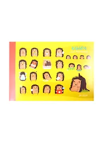 Купить Альбом для рисования Listoff, "Ёжики", А4, 30 листов, на склейке — Фото №1