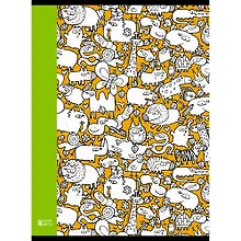 Купить Тетрадь в клетку Unnika, "Веселый праздник", А4, 48 листов — Фото №1