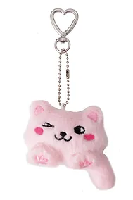 Купить Брелок Котик Лафи (розовый) (плюш) (7см) (12-4305-202509-MAS2) — Фото №1