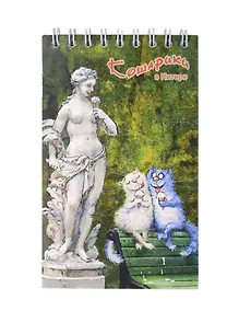 Купить Блокнот А6 60л "СПб Кошарики в Питере. В Летнем саду" спираль — Фото №1