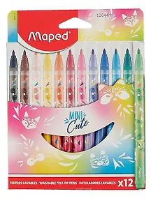 Купить Фломастеры «Mini cute» Maped, 12 цветов — Фото №1