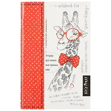 Купить Тетрадь для записи иностранных слов Айрис, "Жираф", А6, 32 листа — Фото №1